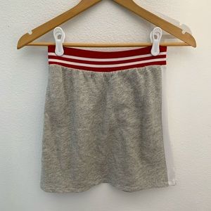 Gray Sweatshorts with red/white band - size L